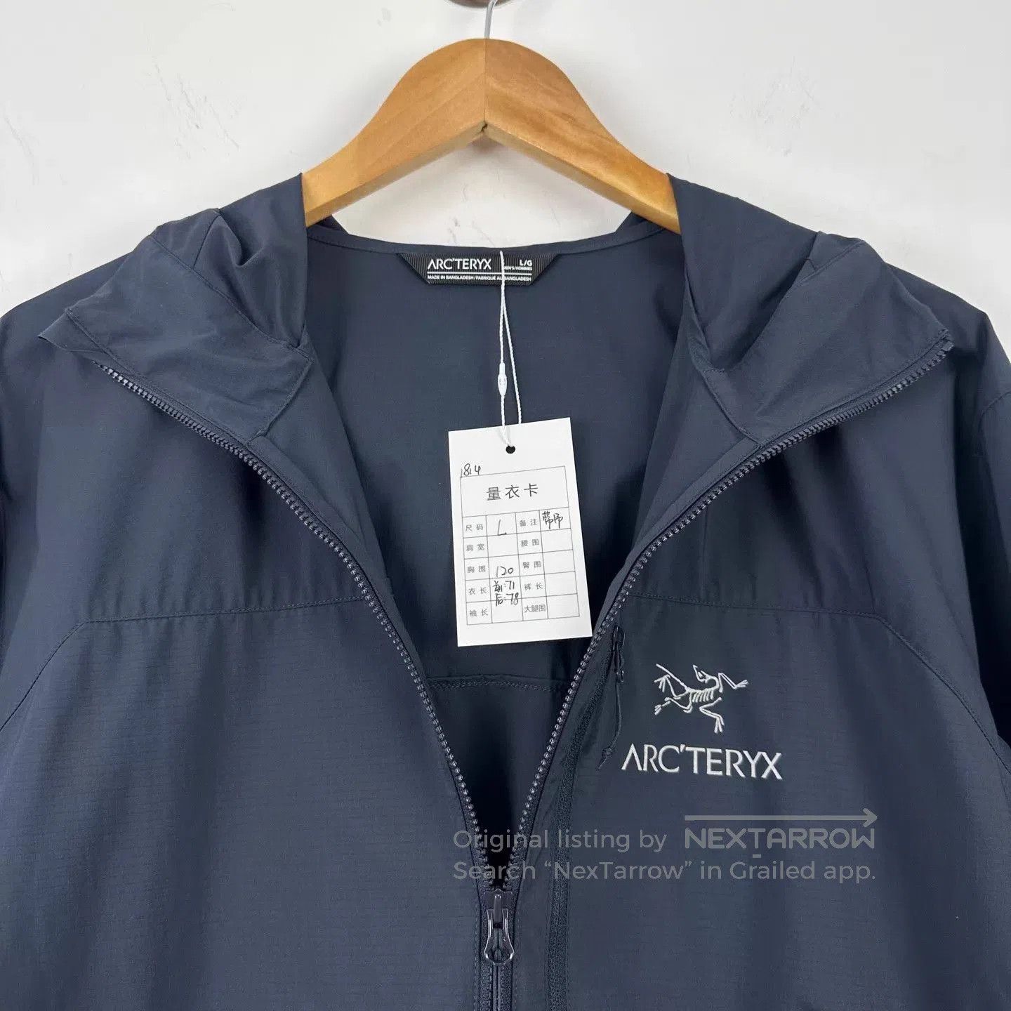 Arc'teryx Blue Lightweight Hooded Jacket. Size US L / EU 52-54 / 3 - 3 Thumbnail