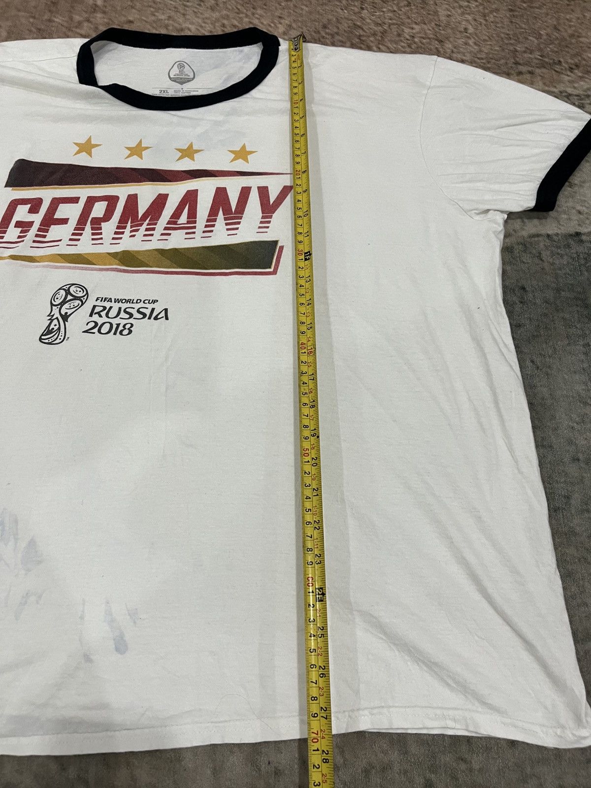 Vintage Germany FIFA World Cup 2018 Size US XXL / EU 58 / 5 - 7 Thumbnail