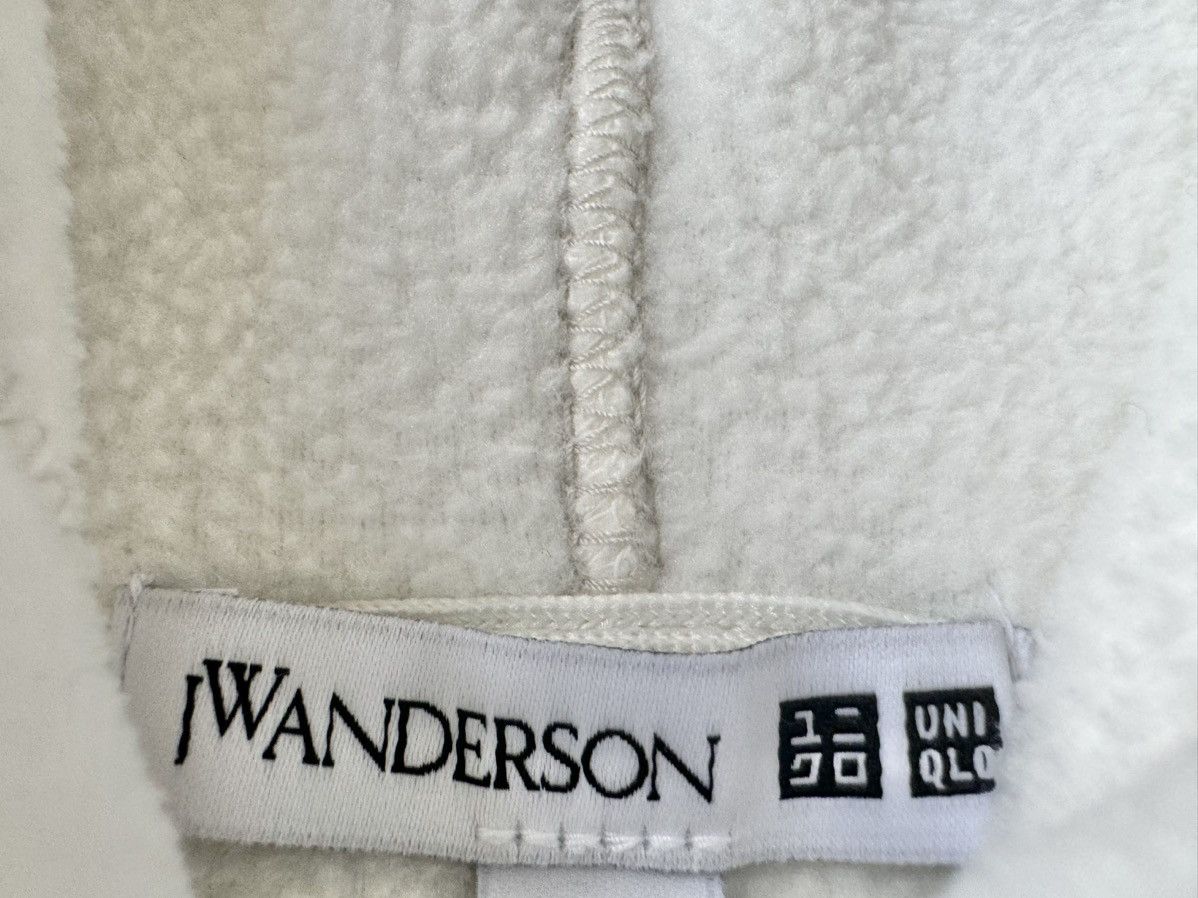 JW Anderson × Uniqlo Small White Fleece Pullover Hoodie Long-Sleeve Sherpa JW Size US S / EU 44-46 / 1 - 13 Thumbnail