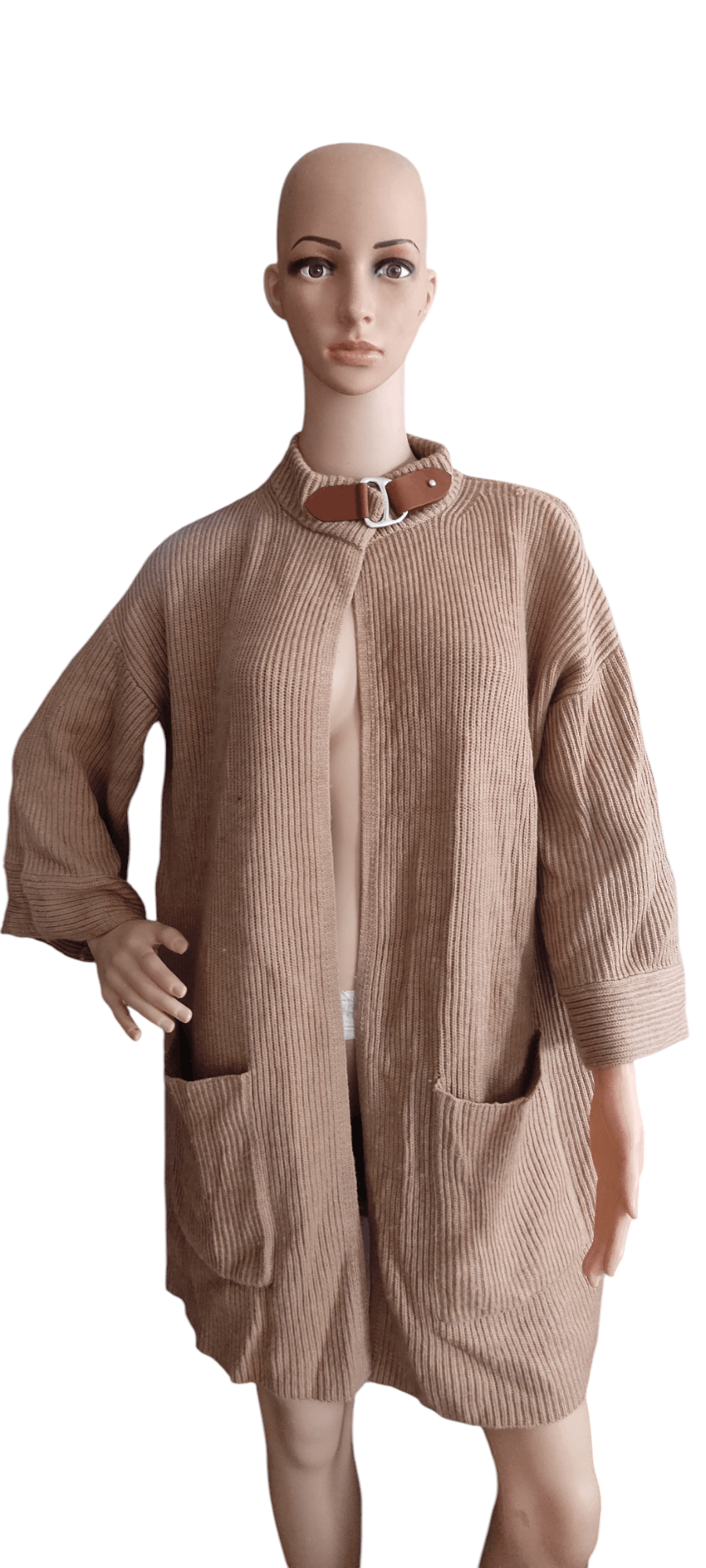 Polo Ralph Lauren Polo Ralph Lauren Wool Knit Cape Cardigan Leather Buckle Size M / US 6-8 / IT 42-44 - 1 Thumbnail
