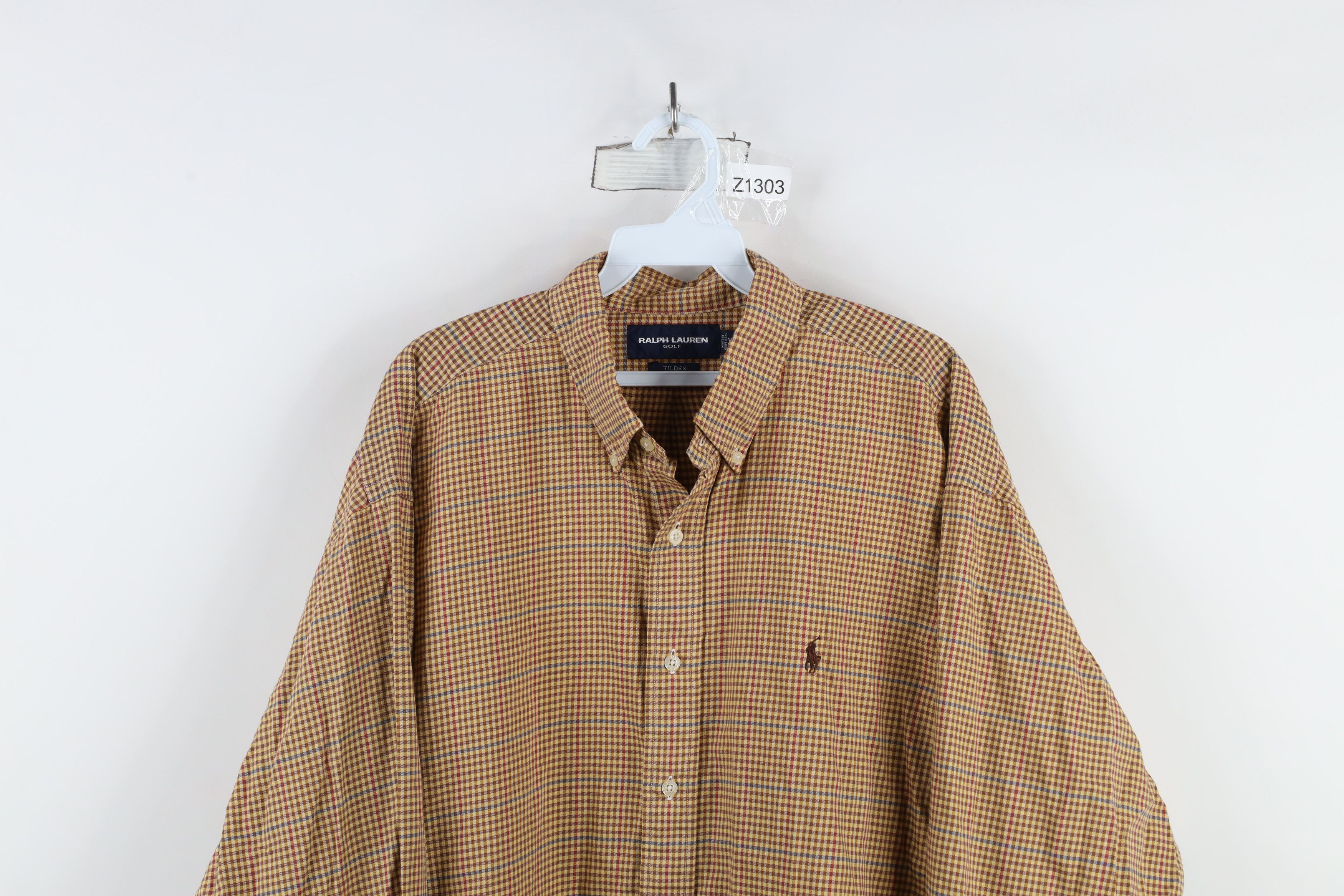 Polo Ralph Lauren Vintage Polo Golf Ralph Lauren Button Down Shirt Plaid Size US XL / EU 56 / 4 - 2 Thumbnail