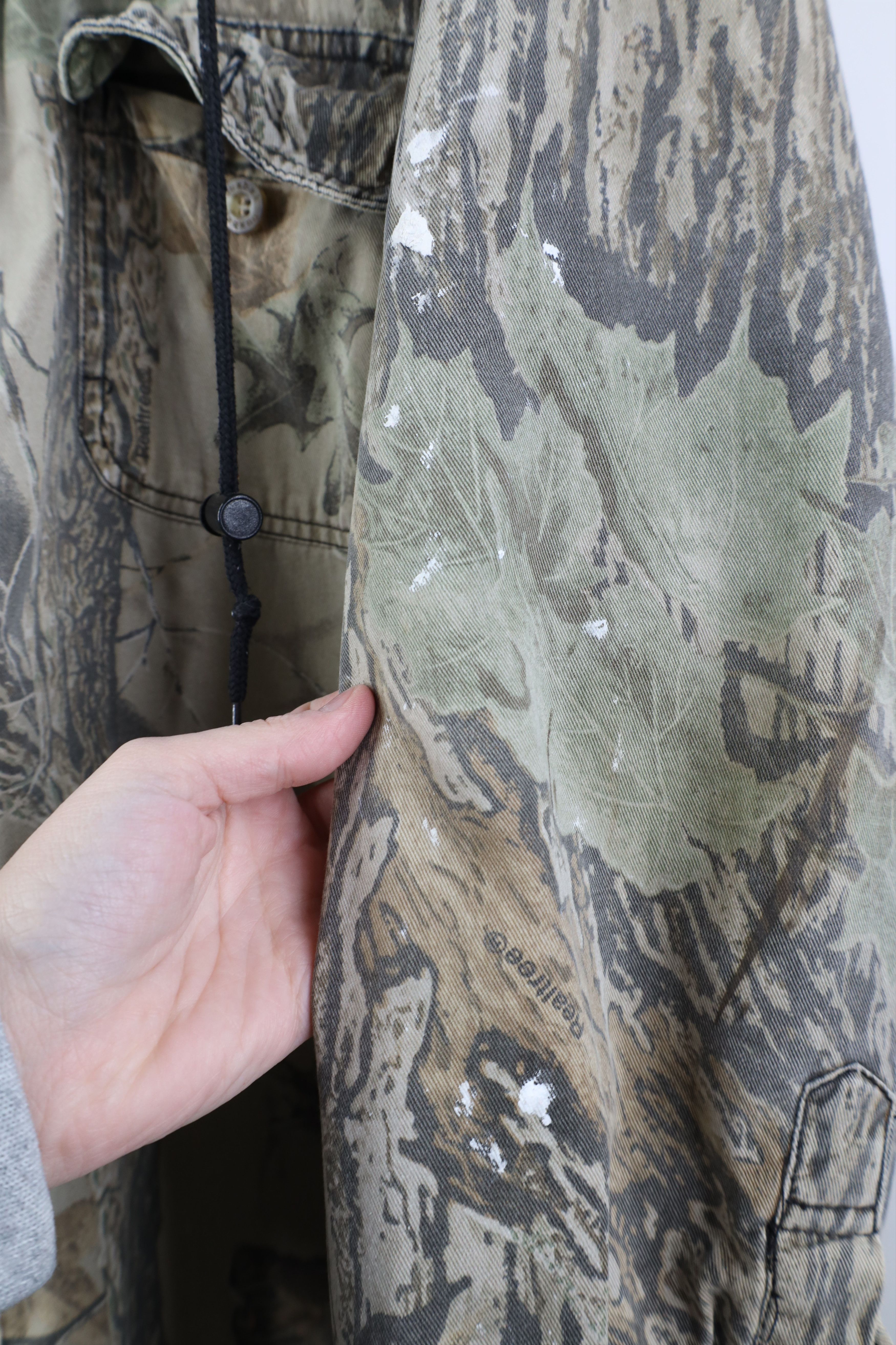 Vintage Vintage 90s Streetwear Camouflage Quilted Hooded Jacket Size US XL / EU 56 / 4 - 7 Thumbnail