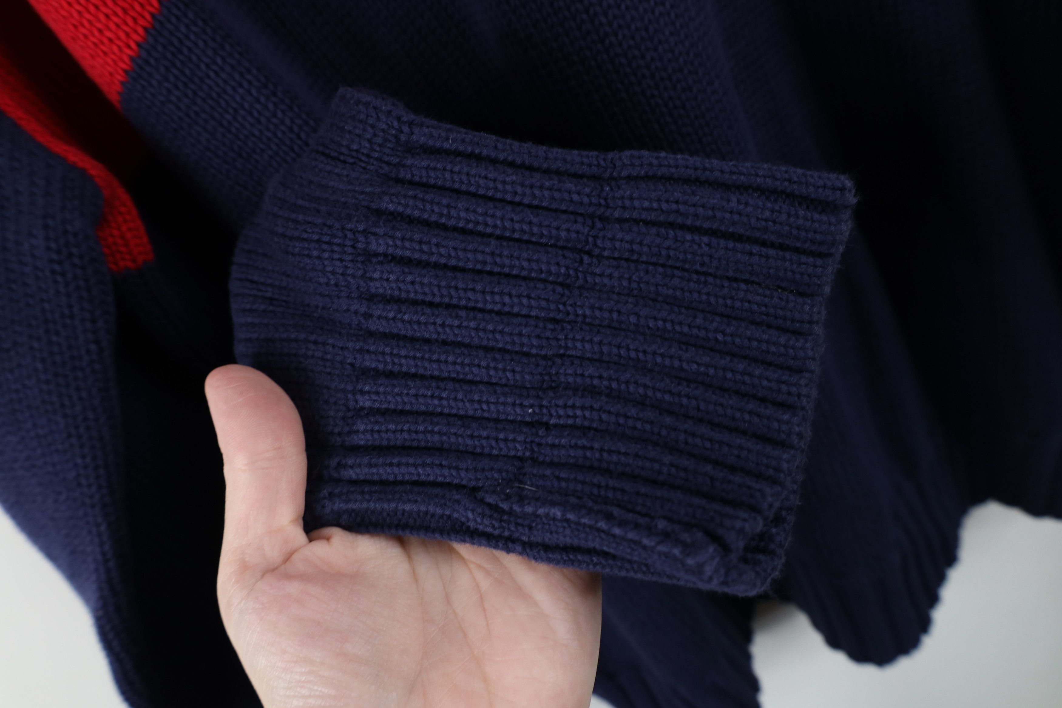 Ralph Lauren Vintage 90s Ralph Lauren Cotton Knit Turtleneck Sweater Size US XL / EU 56 / 4 - 6 Thumbnail