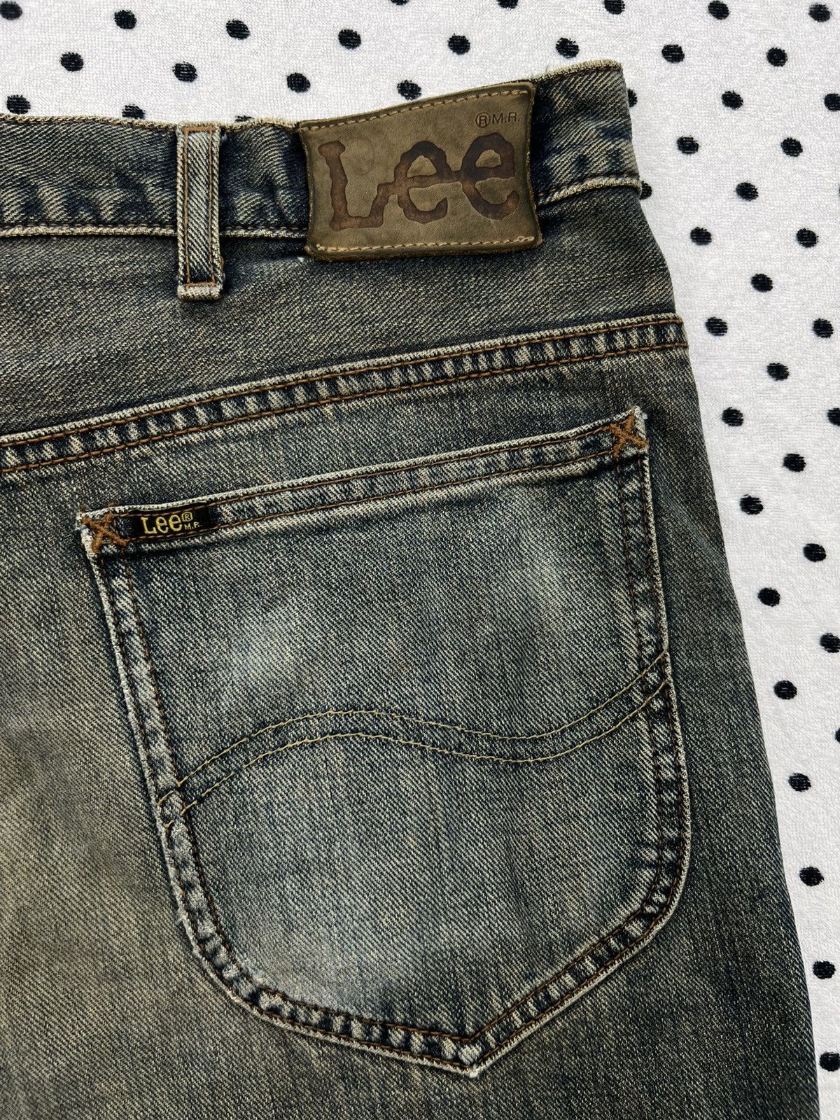 Lee Lee Dirty Distressed Denim Size US 34 / EU 50 - 10 Thumbnail