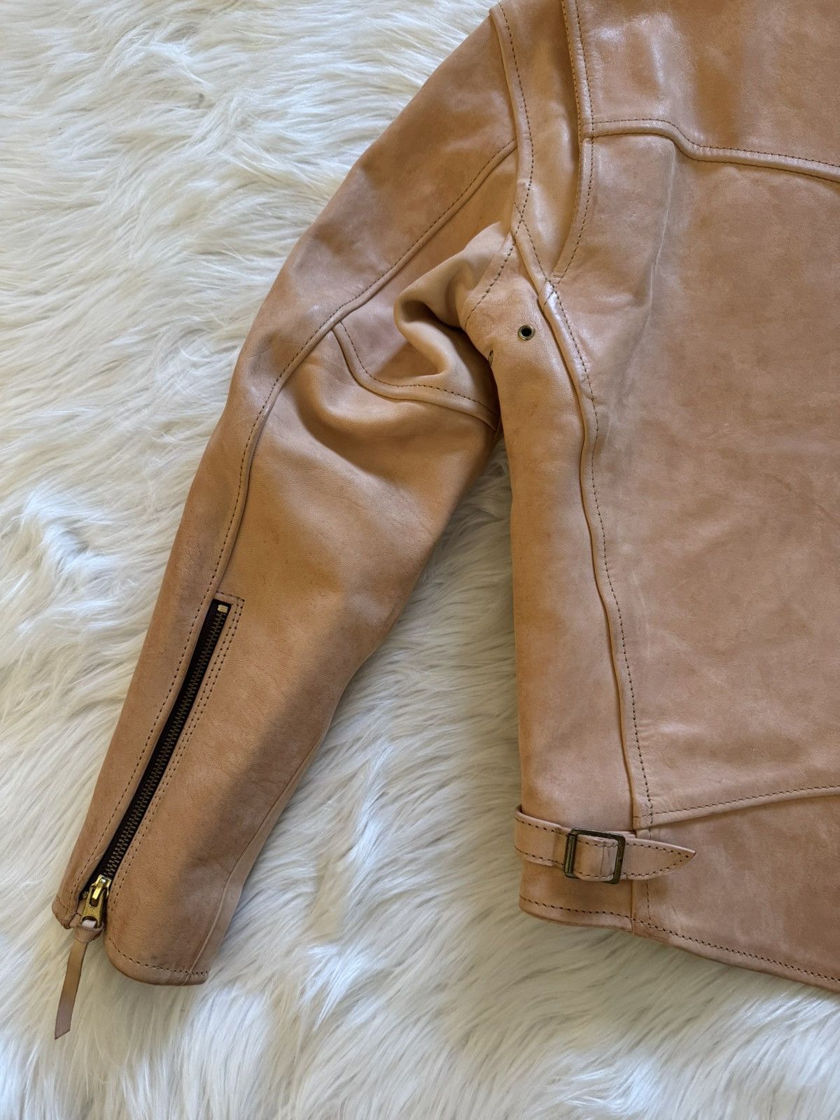 Simmons Bilt Simmons Bilt Liberator Leather Jacket Natural Horsehide 38 Size US S / EU 44-46 / 1 - 11 Thumbnail