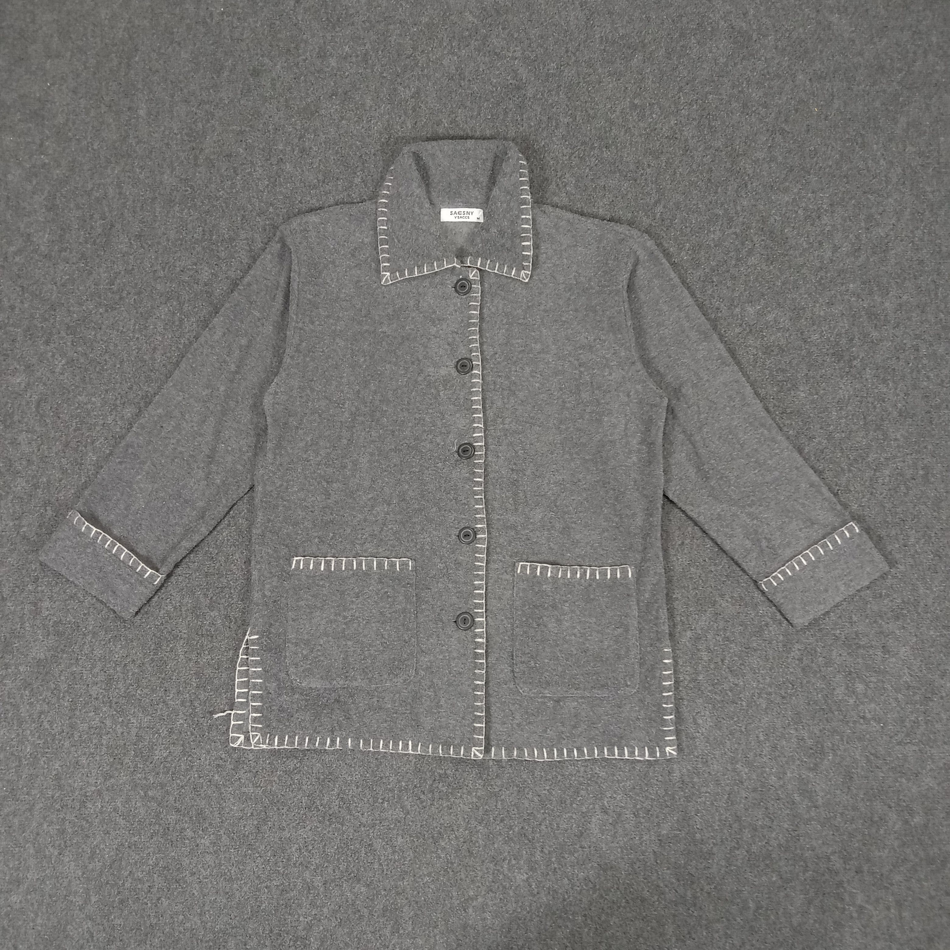 Vintage × Y's × Yohji Yamamoto Y'saccs by Yohji Yamamoto Japanese Brand Sweatshirt Size US M / EU 48-50 / 2 - 3 Thumbnail