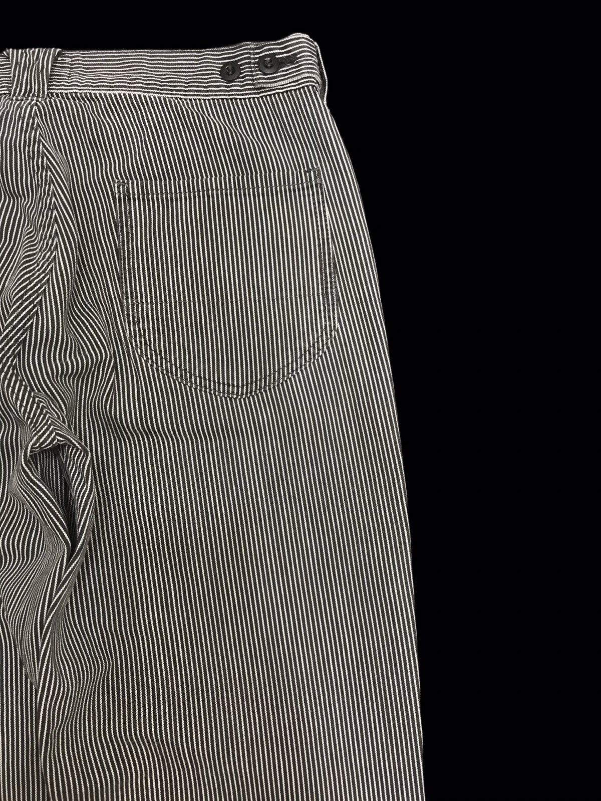 Japanese Brand × Spellbound 💥MILITARY💥SPELLBOUND HICKORY STRIPE BAKER PANT F323 Size US 31 - 7 Thumbnail