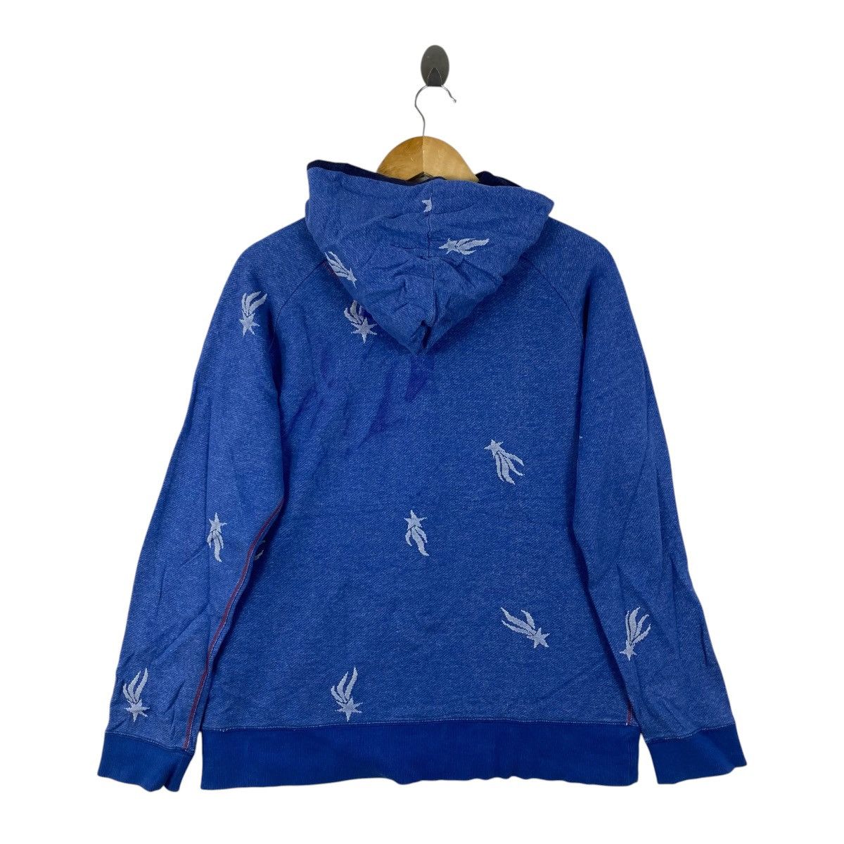 Paul Smith Paul Smith Blue Comet Star Hoodie L Vintage Homewear Navy Size L / US 10 / IT 46 - 2 Thumbnail