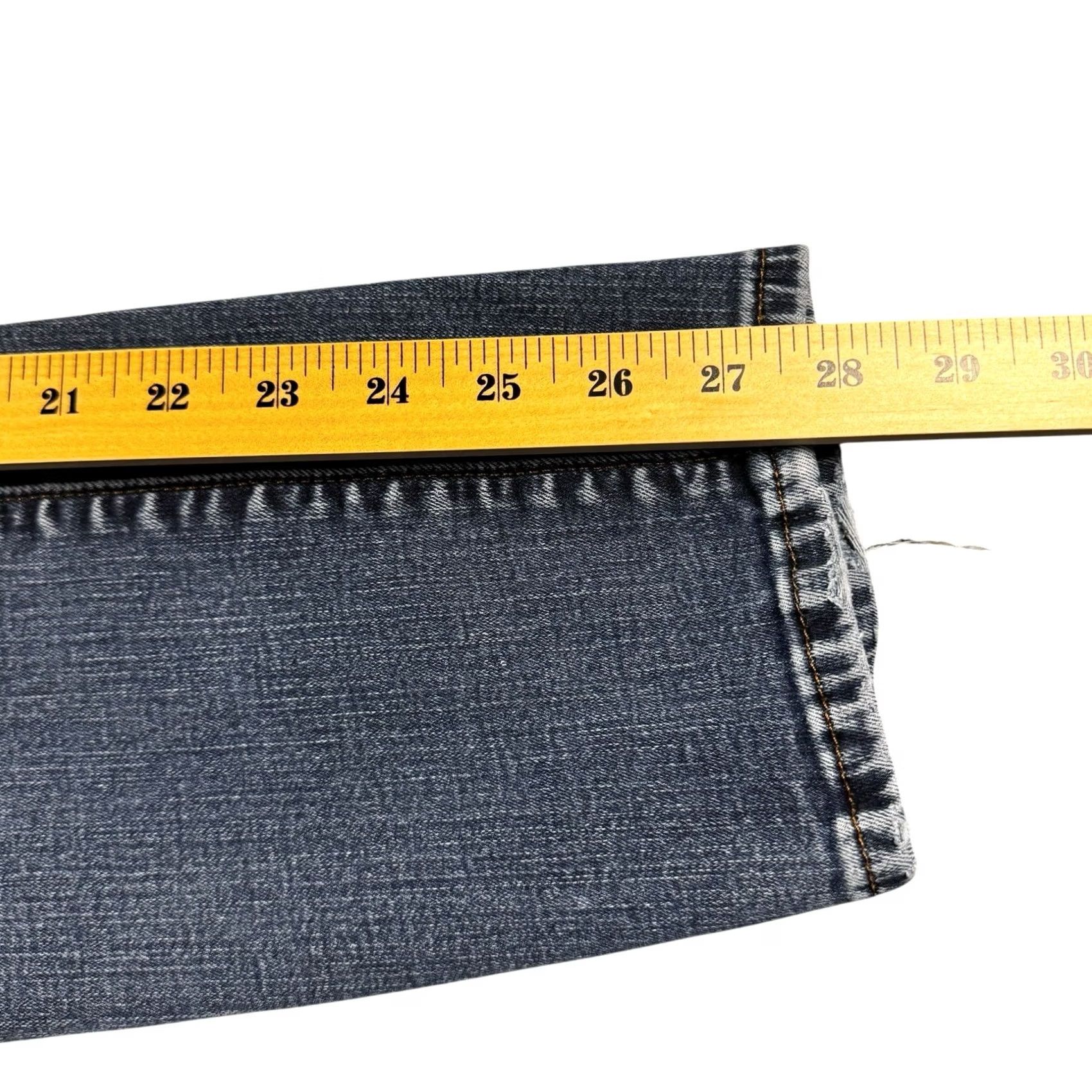 Levi's Levi's Jeans Skinny Woman 8 Mid Rise Classic Fit Stretch Denim Blue Pockets Zipper 28in Inseam Size 30" / US 8 / IT 44 - 6 Thumbnail