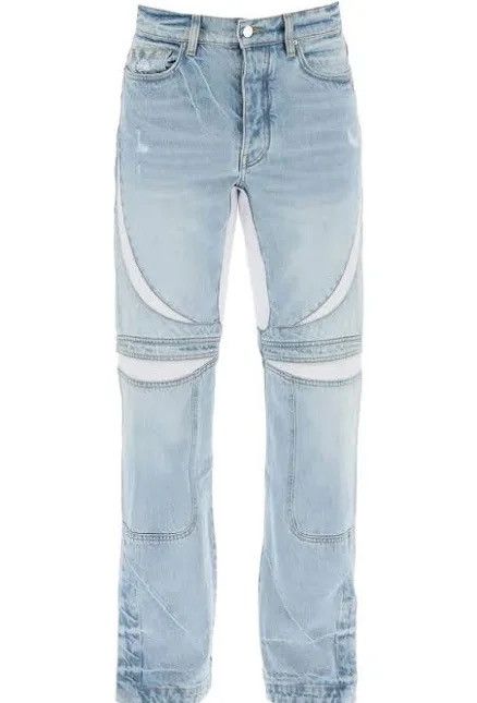 Amiri AMIRI MX3 MOTOCYLE FLARE JEAN Size US 30 / EU 46 - 1 Thumbnail