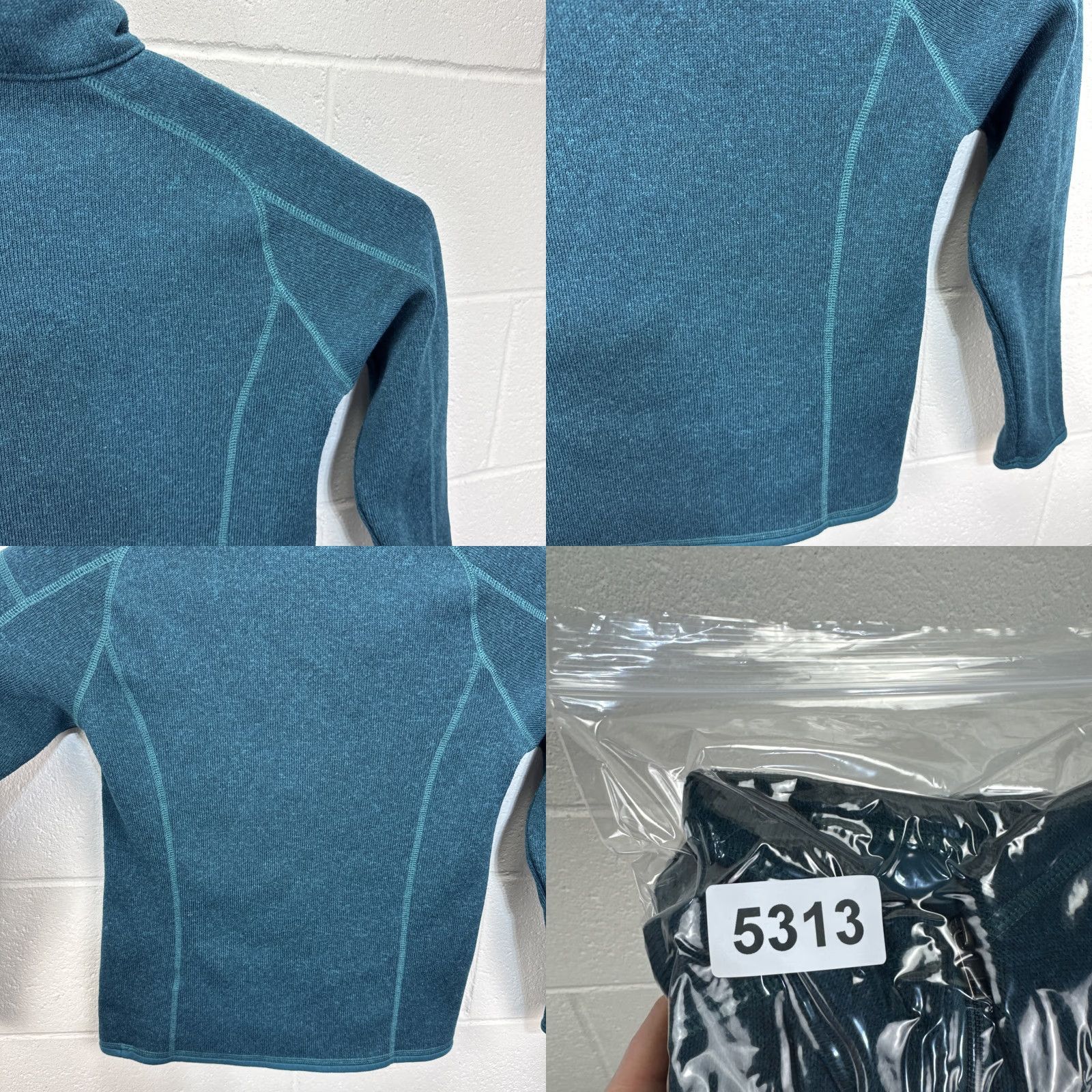 Patagonia Patagonia Sweater Women's 1/4-Zip Dark Borealis Green S Raglan Sleeve Pullover Casual Travel Fall Winter Regular Knit Zipper Size S / US 4 / IT 40 - 10 Thumbnail