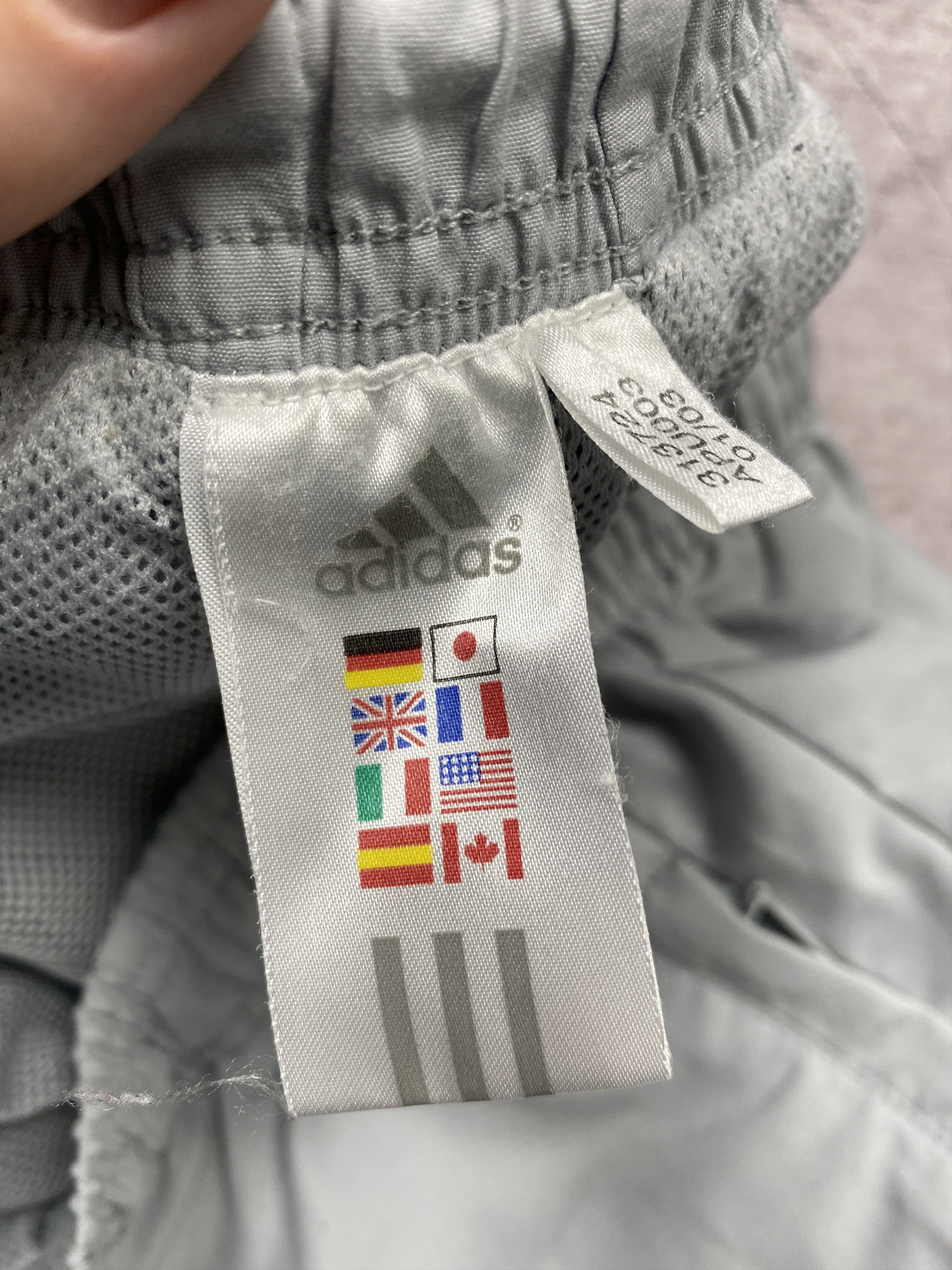 Adidas × Vintage Adidas Vintage Mens Nylon Baggy Parachute Track Pants Size US 34 / EU 50 - 7 Thumbnail