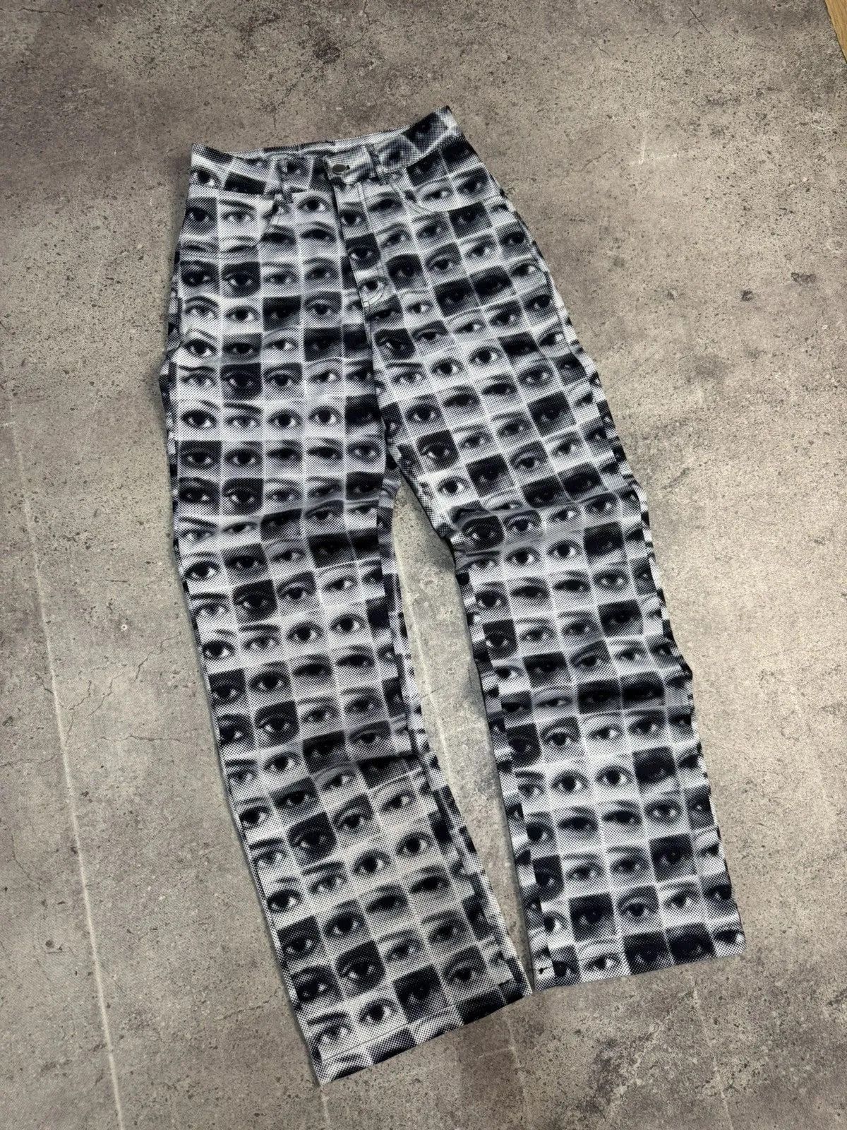 Other VINTAGE REGULAR EYE PRINT JEANS PANTS JPG STYLE PAUL GAUTIER Size US 29 - 4 Thumbnail