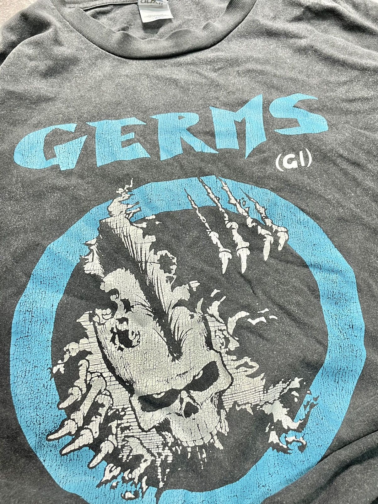 Band Tees Vtg Germs (GI) Darby Crash Punk Rock Tee Black XL Size US XL / EU 56 / 4 - 3 Thumbnail