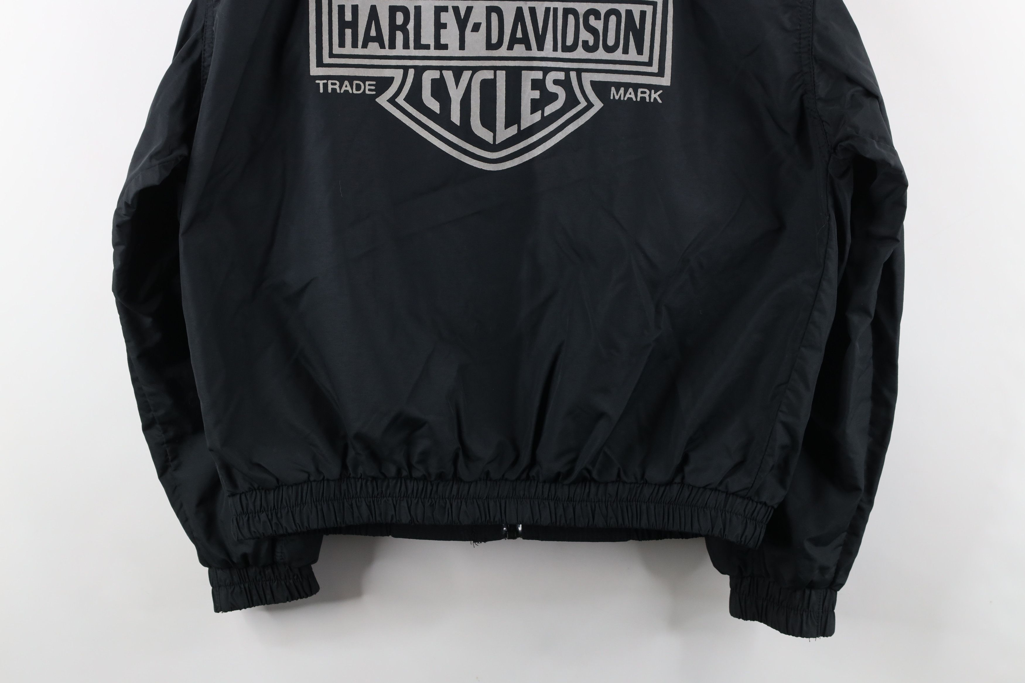 Harley Davidson × Vintage Vintage 90s Harley Davidson Out Reflective Bomber Jacket USA Size US S / EU 44-46 / 1 - 14 Thumbnail