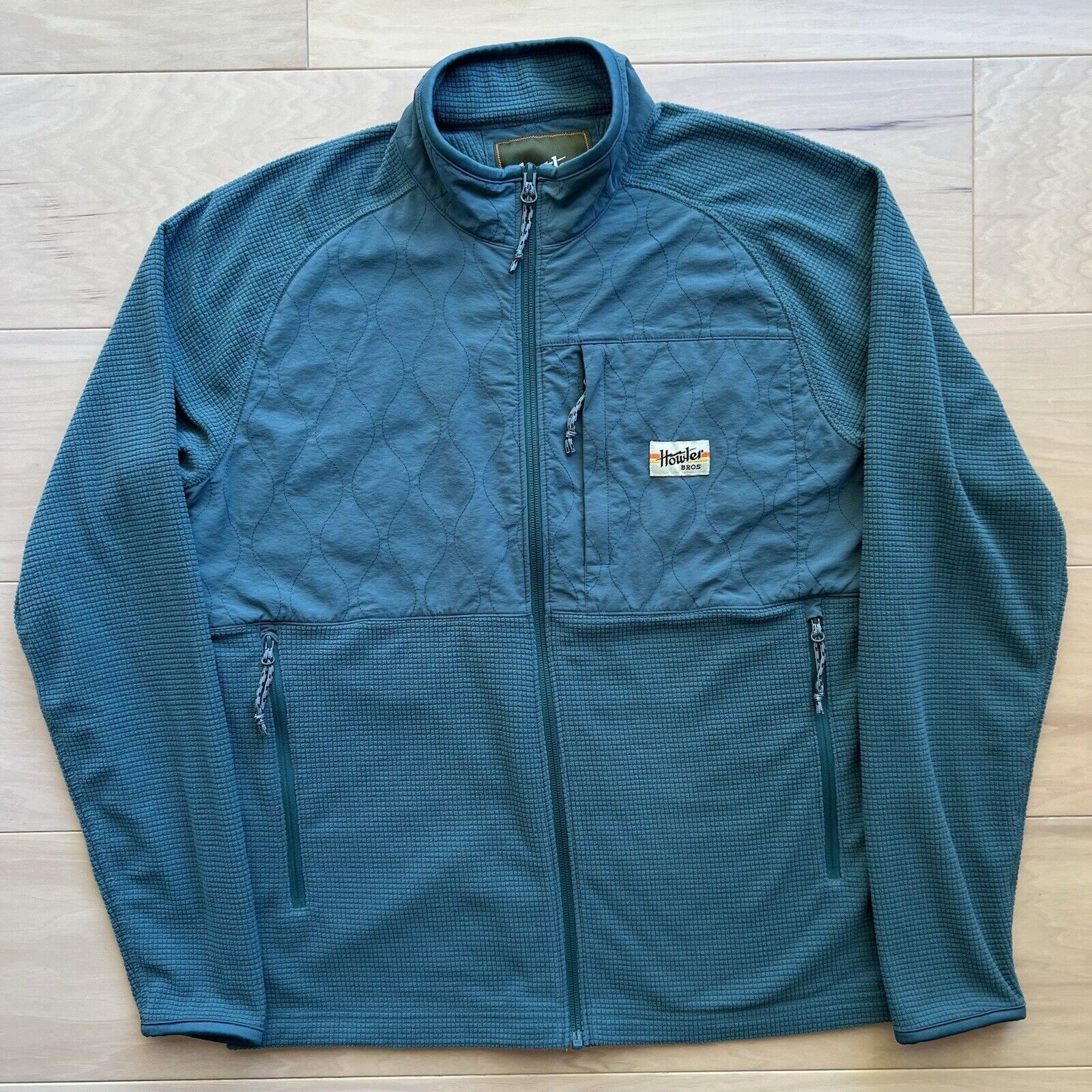 Howler Brothers Howler Brothers Tailsman Grid Fleece Jacket Small Blue Size US S / EU 44-46 / 1 - 2 Thumbnail