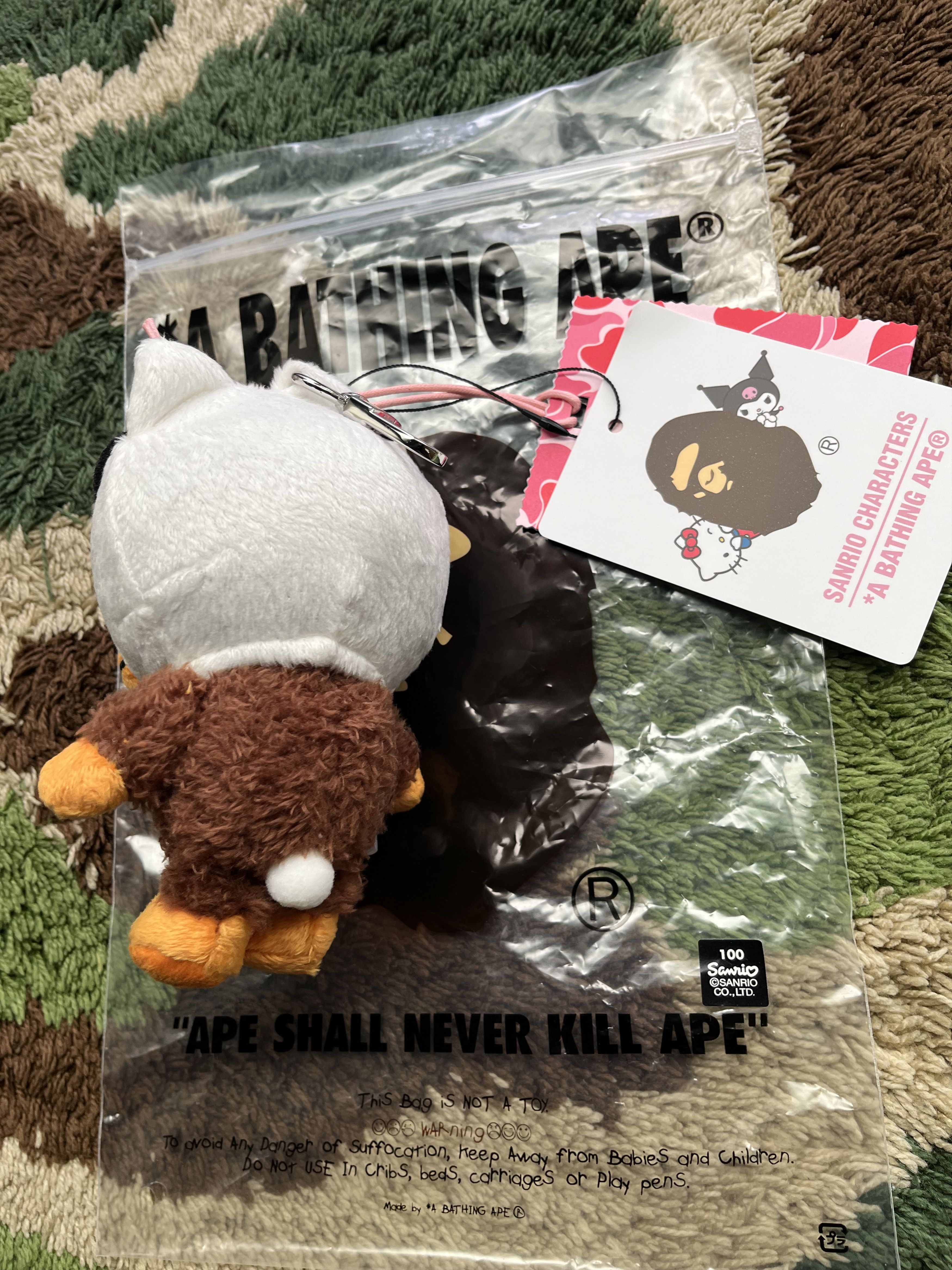 Bape BAPE SANRIO HELLO KITTY PLUSH DOLL KEYCHAIN Size ONE SIZE - 8 Thumbnail