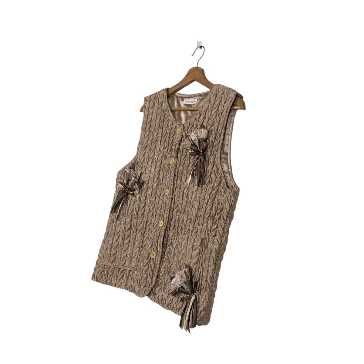 Vintage 🔥VINTAGE QUILTED VEST WORKER DESIGNER ROBERTA G. Size US M / EU 48-50 / 2 - 4 Thumbnail