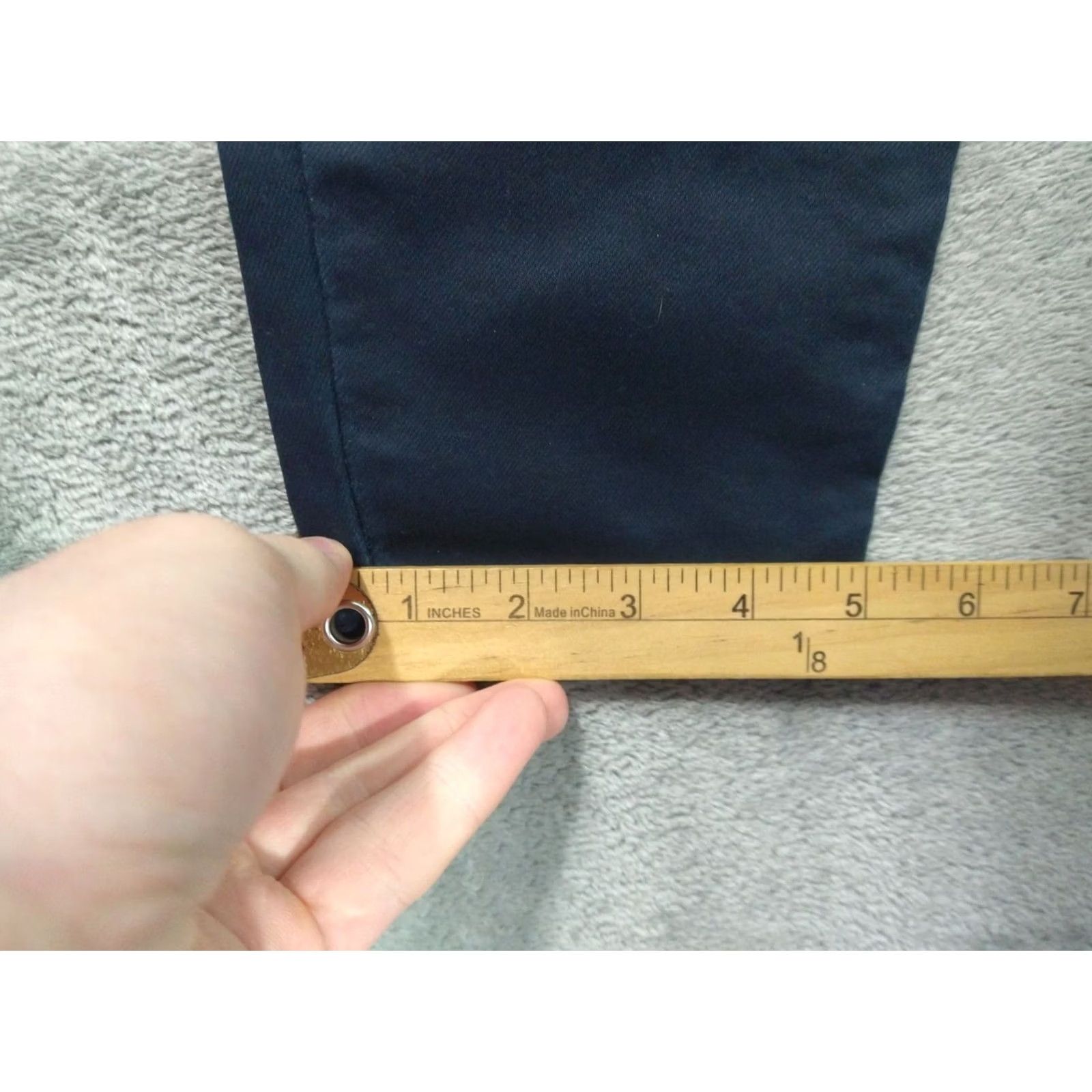 Prana prAna Jeans Womens 2 Skinny Mid Rise Stretch Organic Cotton Navy Blue Oday Denim 29 in Inseam 5-Pocket Womens Size 26" / US 2 / IT 38 - 6 Thumbnail