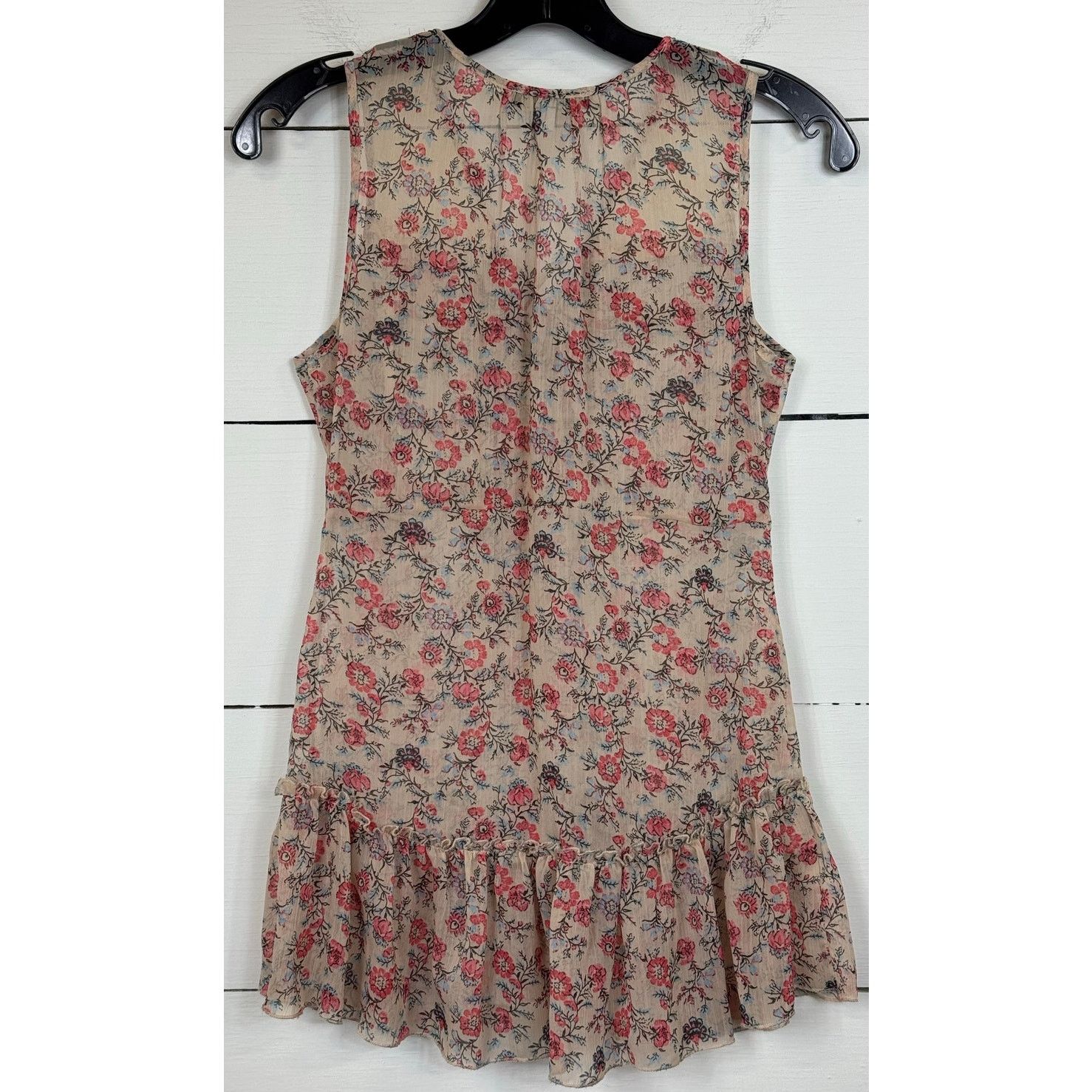 Other 15Firteen Sleeveless Tan Blouse Women's Size Small Size S / US 4 / IT 40 - 2 Thumbnail