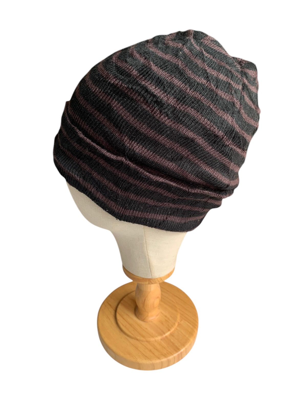 Japanese Brand × Kapital × Vintage Knitted Stripe Streetwear Winter Sessions Beanie Hats Size ONE SIZE - 2 Thumbnail