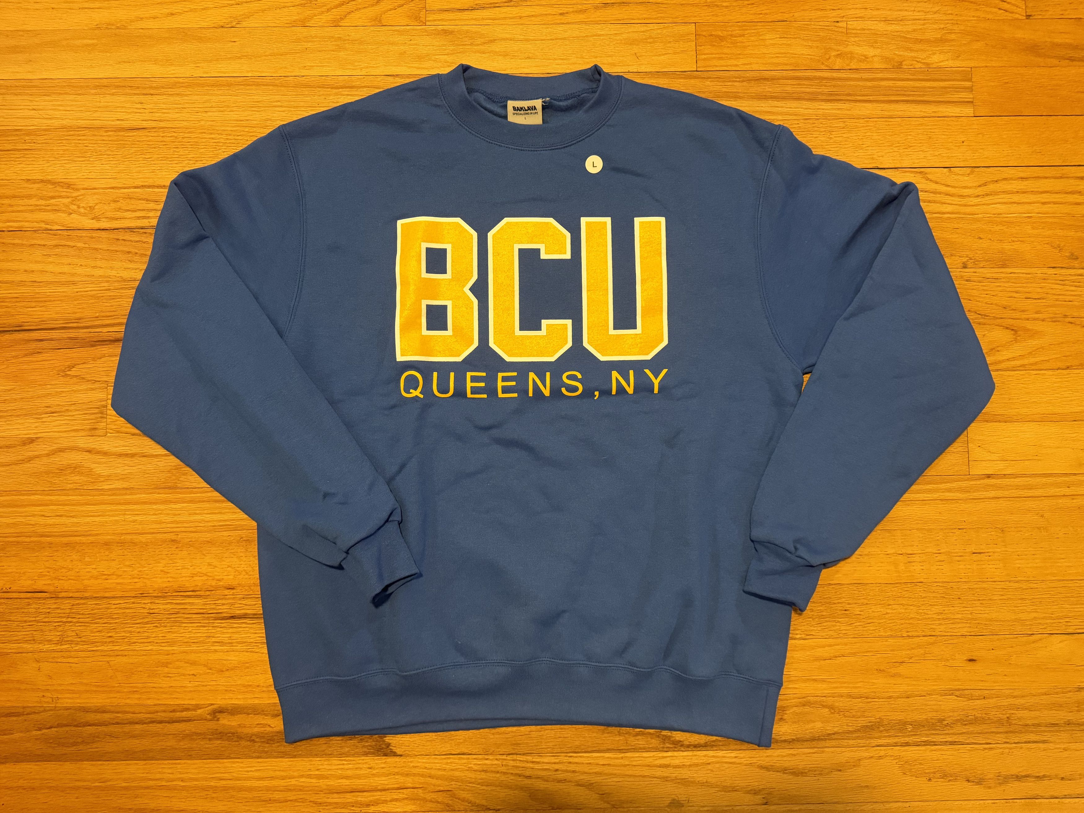 Action Bronson Blue Chips University "BCU" Champion Crewneck - Blue Size L Size US L / EU 52-54 / 3 - 10 Thumbnail