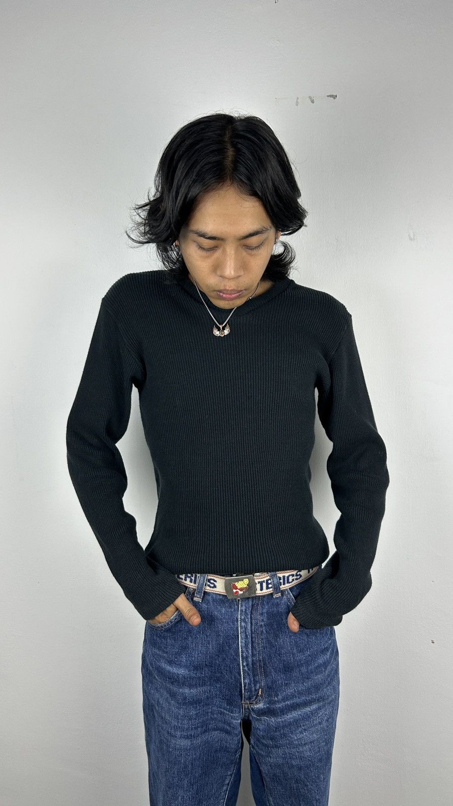 Japanese Brand × PPFM × Vintage PPFM - Longsleeve V-Neck Size US M / EU 48-50 / 2 - 3 Thumbnail