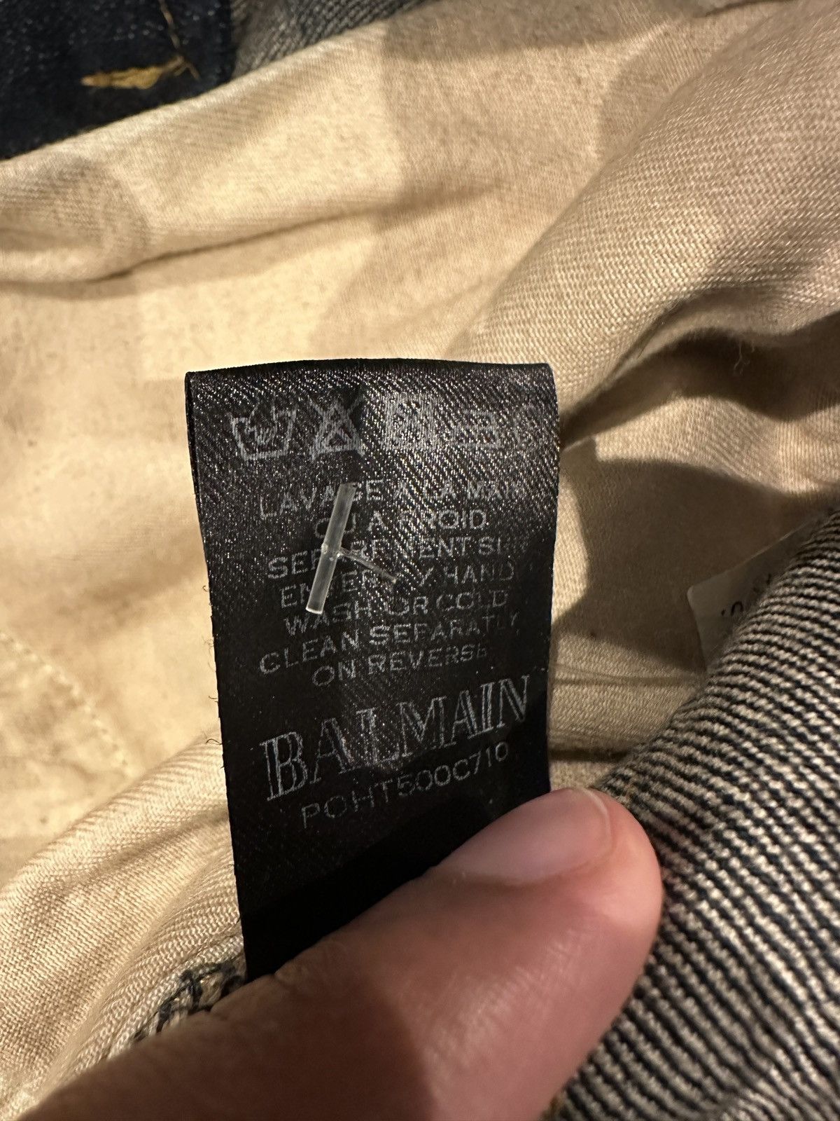 Balmain Balmain Biker Jeans Size US 29 - 3 Thumbnail
