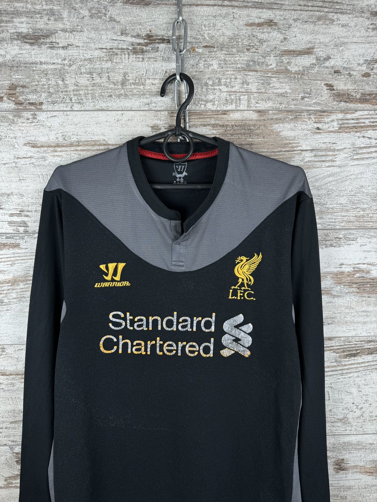 Vintage Mens Vintage Warrior Liverpool FC Long-sleeve T-shirt jersey Size US M / EU 48-50 / 2 - 3 Thumbnail