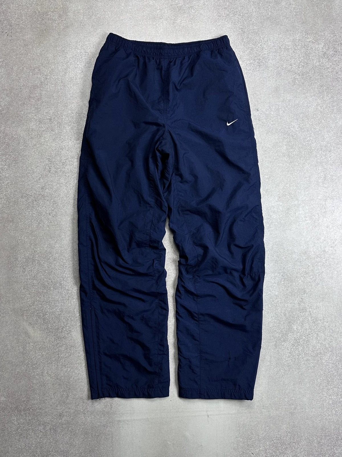 Nike Vintage 90s Nike Swoosh Baggy Y2K Tn Skepta Track Pants Size US 34 / EU 50 - 1 Thumbnail