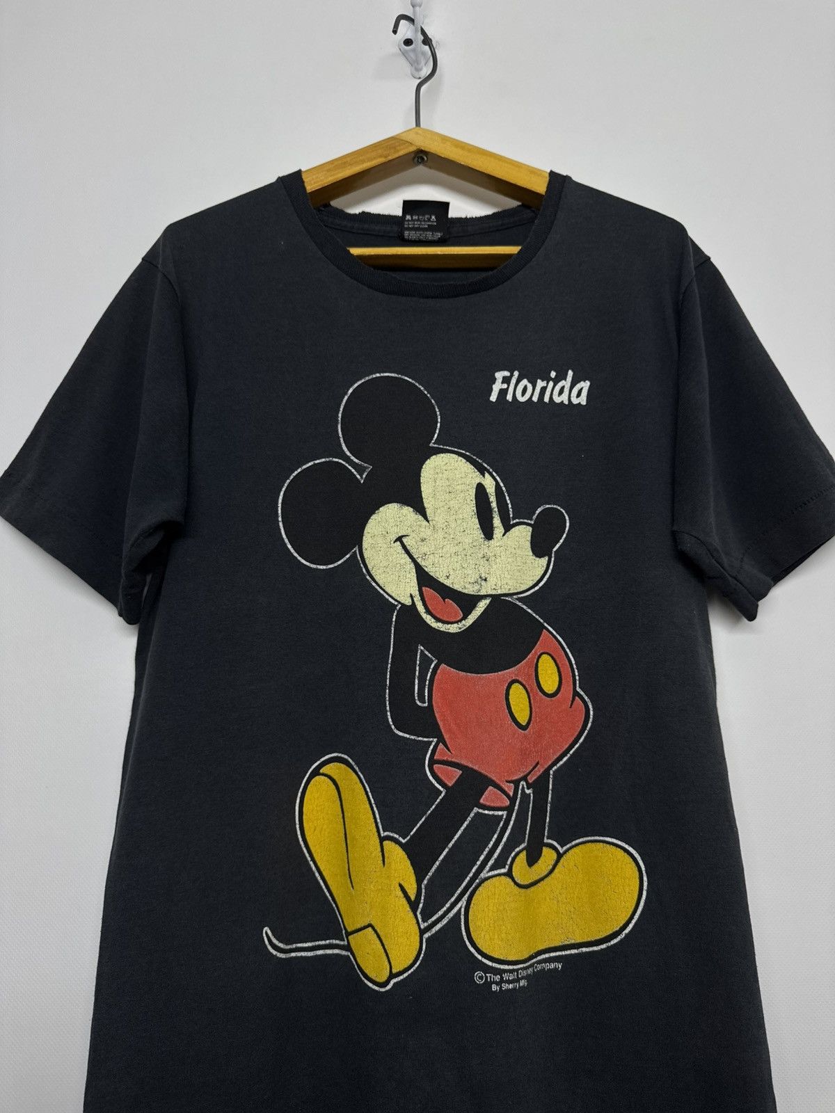 Vintage Vintage 90s T-Shirt Mickey Mouse Florida Rare Tee🐁 Size US S / EU 44-46 / 1 - 4 Thumbnail