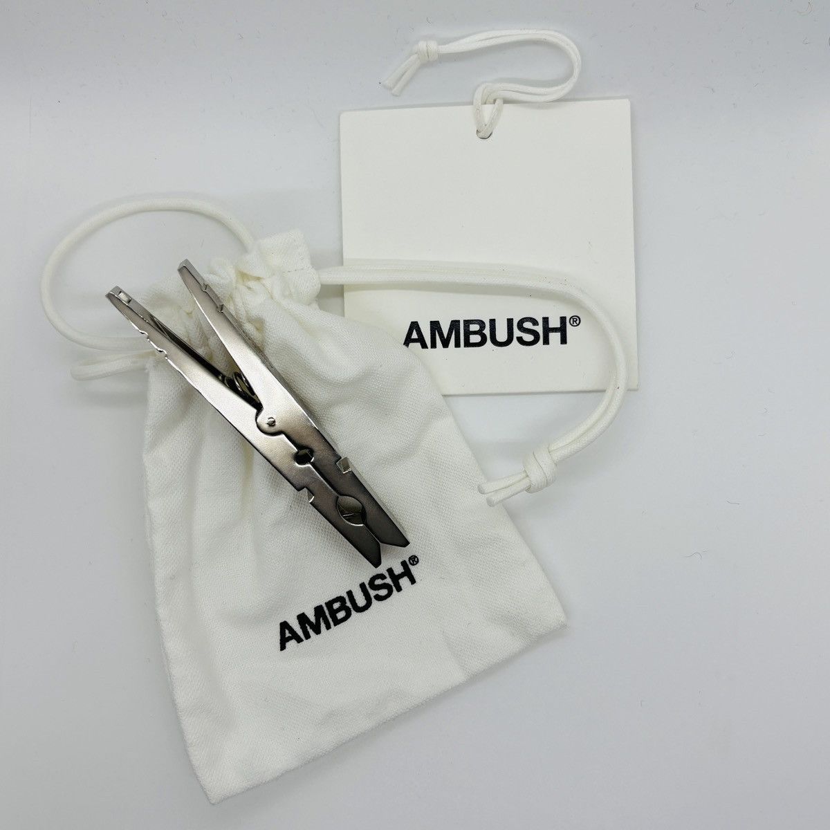 Ambush Design Nobo Clip Silver OS Size ONE SIZE - 4 Thumbnail