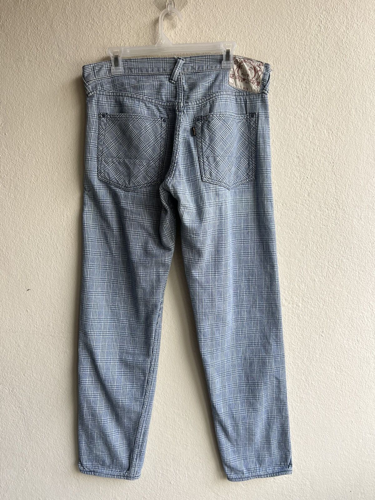 Evisu Vintage Archive Evisu Japan Checkered Jeans Size US 33 - 1 Thumbnail