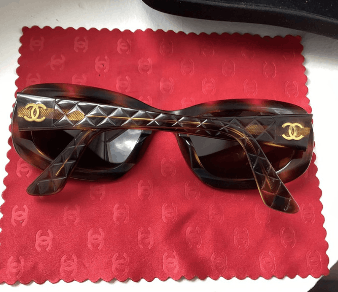 Chanel Chanel Sunglasses 5009 Rhinestone Logo Rimless Vintage Size ONE SIZE - 3 Thumbnail