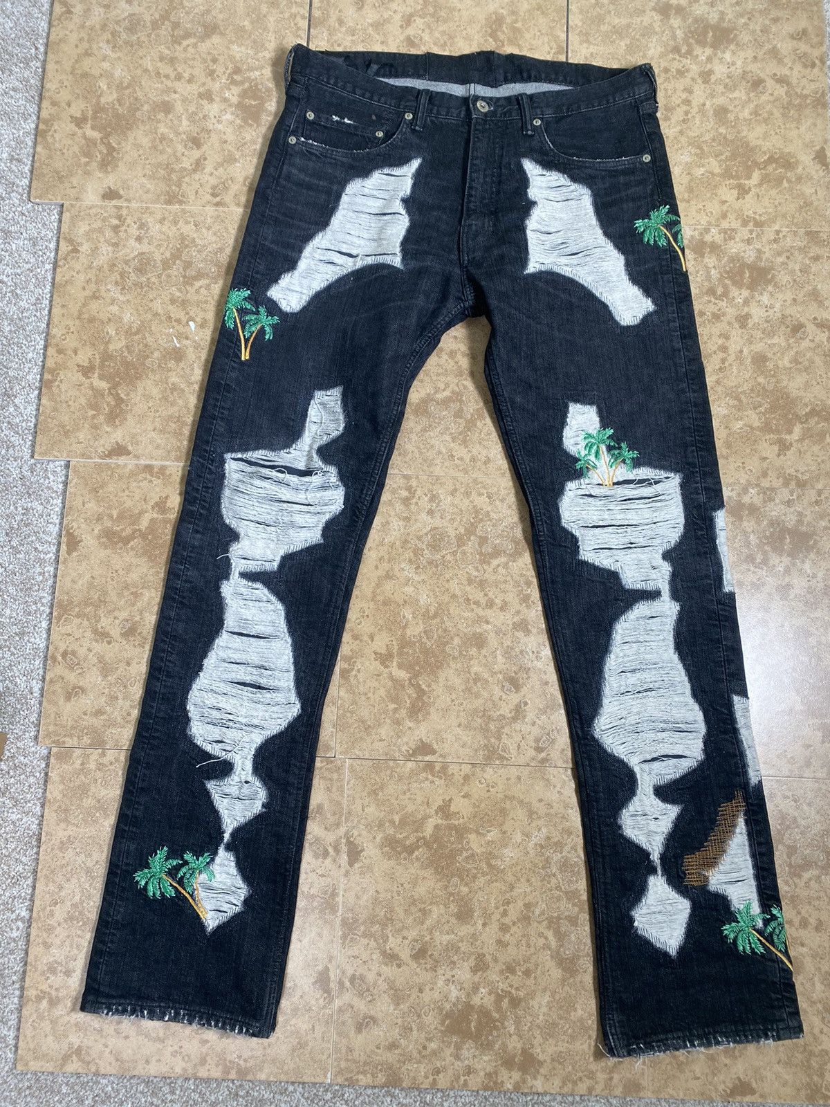 Vlone Vlone Palm Tree Runway Denim Size US 34 / EU 50 - 1 Thumbnail