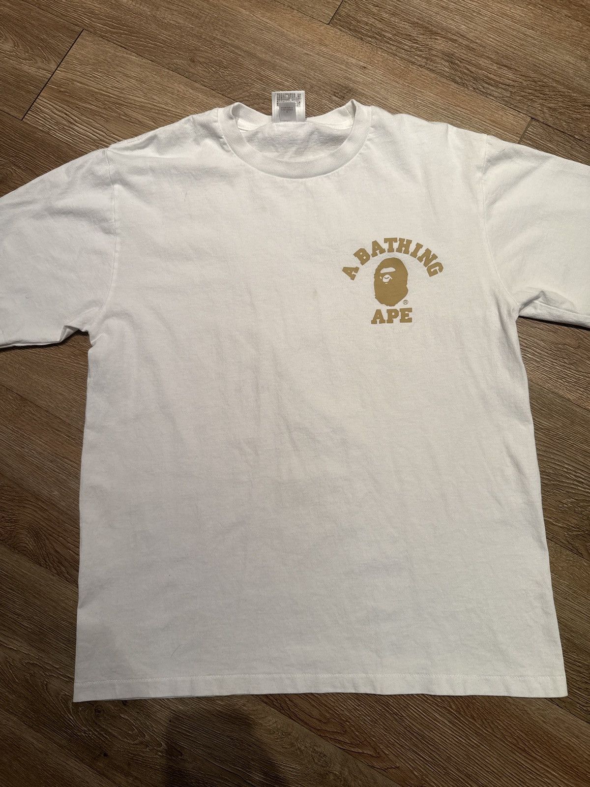 Bape White Bape T-Shirt Size US L / EU 52-54 / 3 - 1 Thumbnail