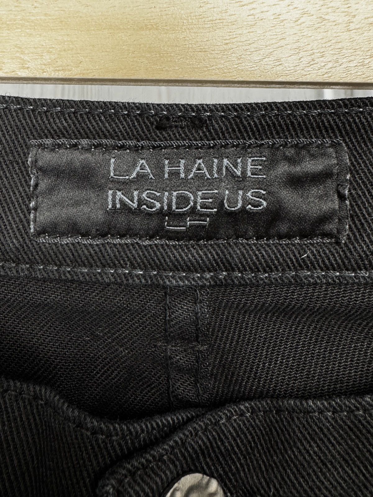La Haine Inside Us La Haine Inside Us LH black zipper skinny biker jeans Size US 31 - 9 Thumbnail