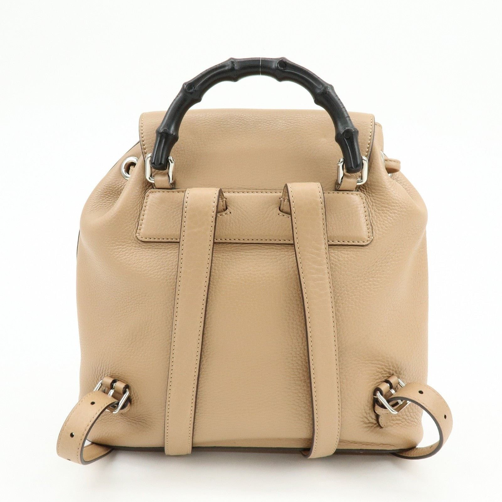 Gucci Gucci Bamboo Tassel Calfskin Backpack Tan Size ONE SIZE - 2 Thumbnail