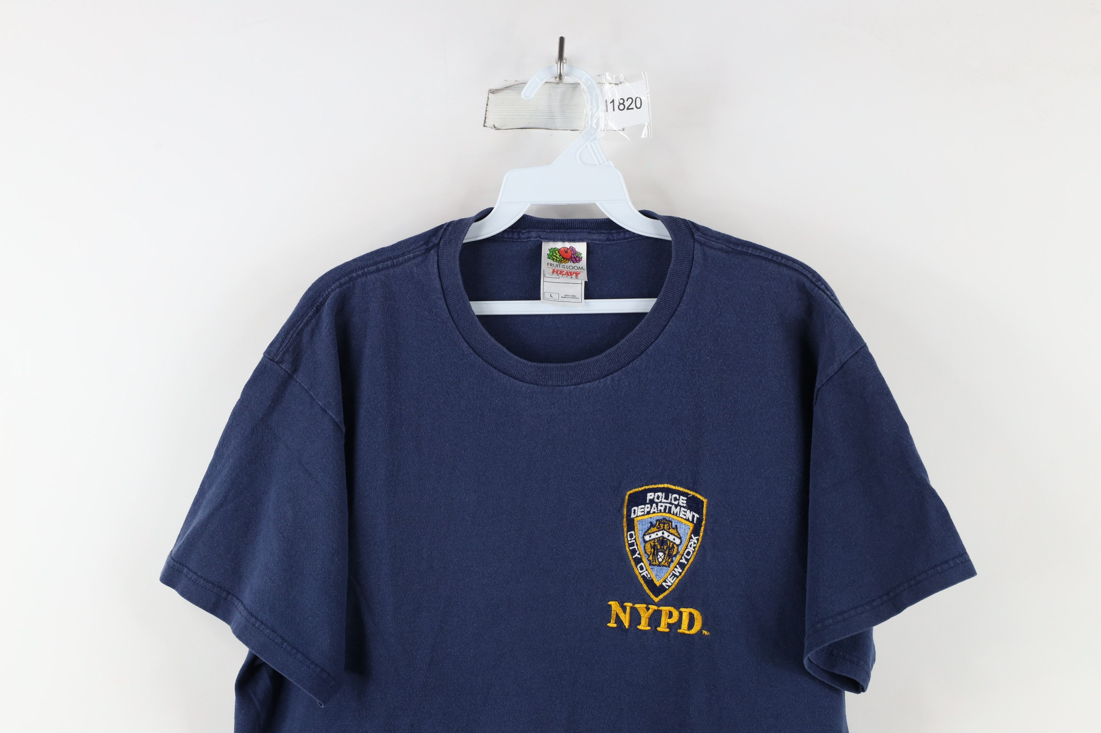 Vintage Vintage 90s Out New York Police Department NYPD T-Shirt Size US L / EU 52-54 / 3 - 2 Thumbnail