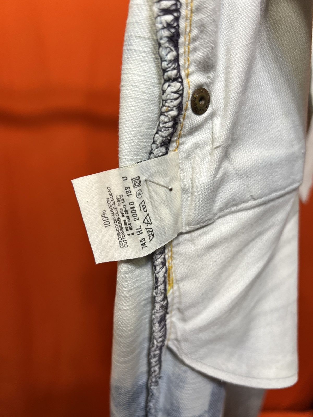 Helmut Lang HELMUT LANG ARCHIVE 1997 shibori jeans Size US 40 / EU 56 - 12 Thumbnail