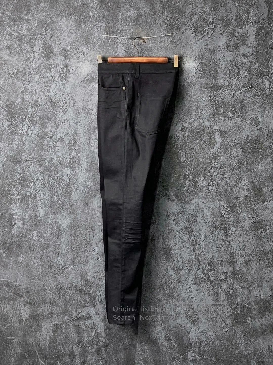 Saint Laurent Paris SAINT LAURENT Black Cotton Slim Jeans. Size US 30 / EU 46 - 7 Thumbnail