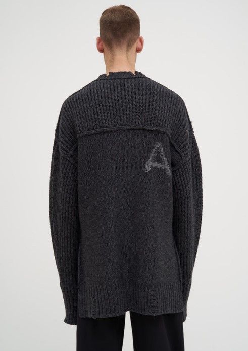 Ambush Design × Japanese Brand AMBUSH gray nobo distressed knit sweater. Size 1 Size US S / EU 44-46 / 1 - 3 Thumbnail
