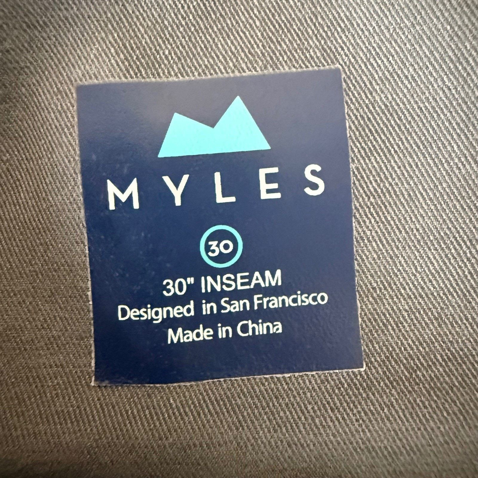 Other Myles Pant Mens 30x30 Gray Athletic Slim Performance Stretch Size US 30 / EU 46 - 2 Thumbnail