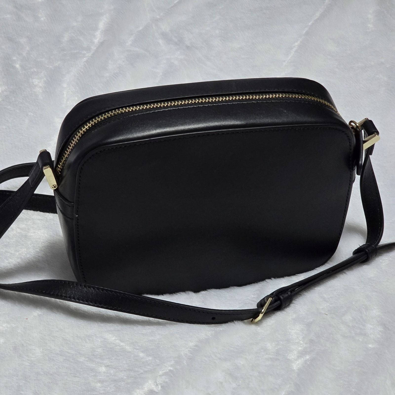 Versace Versace Smooth Leather Camera Crossbody Bag Black MSRP $1095 Size ONE SIZE - 6 Thumbnail