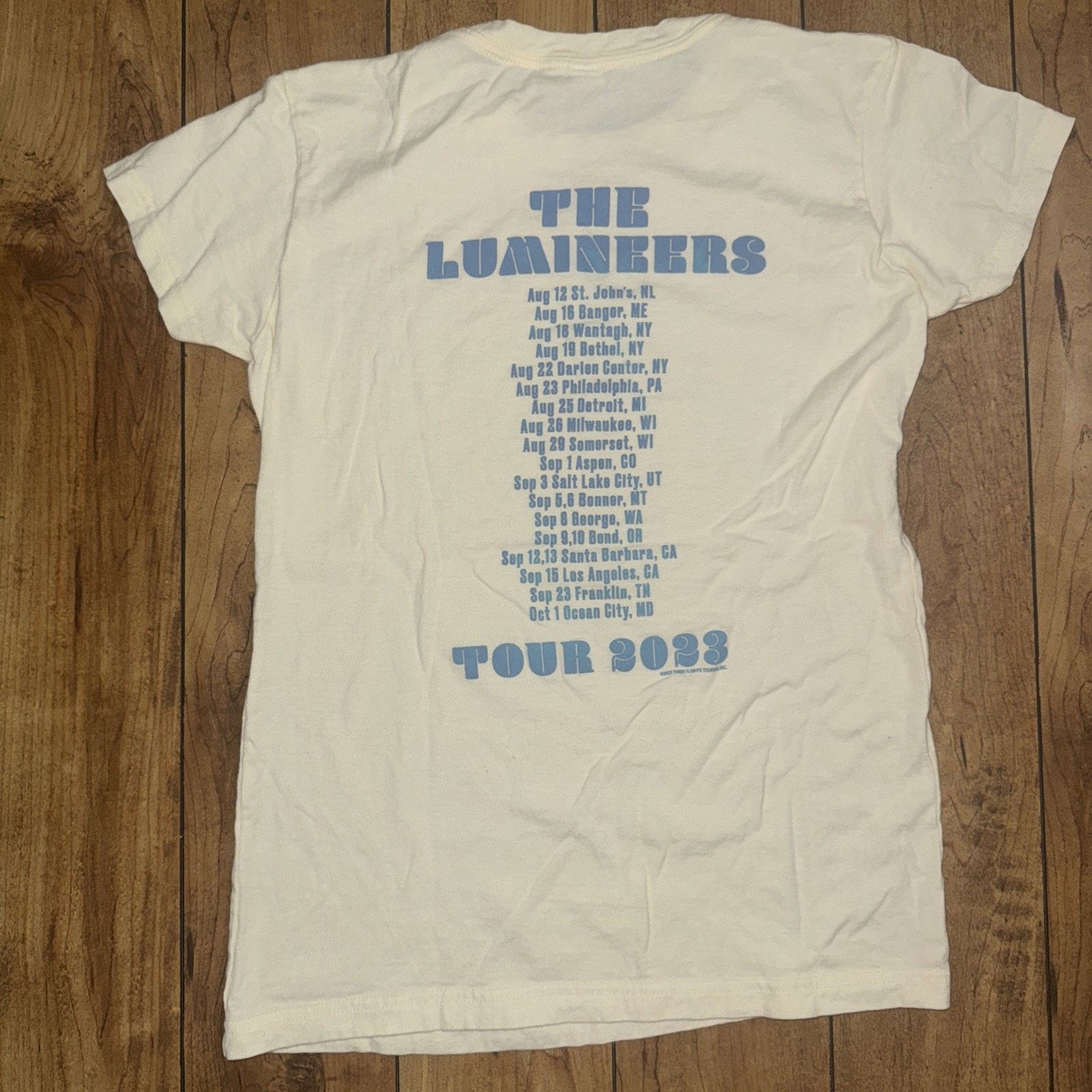Band Tees The Lumineers Band T-Shirt Cream XS 16x23 Size US XS / EU 42 / 0 - 4 Thumbnail