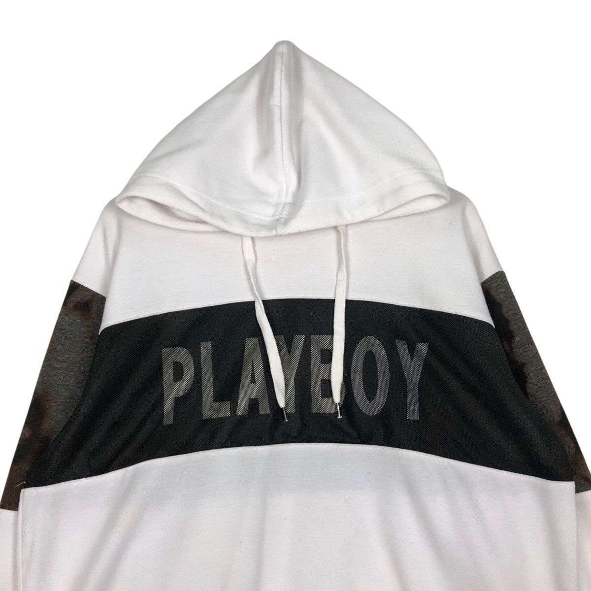 Japanese Brand × Playboy × Vintage Rare Playboy Sweatshirt Hoodie Net Logo Streetwear Large Size US L / EU 52-54 / 3 - 2 Thumbnail