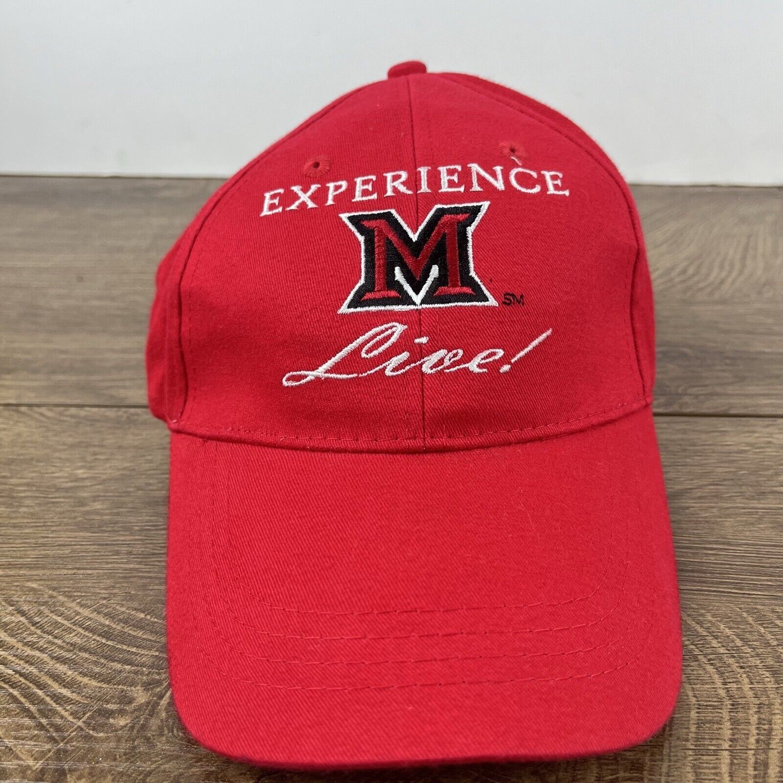 Other Miami Ohio Hat Oxford Experience Hat Red Hat Adjustable Red Size ONE SIZE - 4 Thumbnail