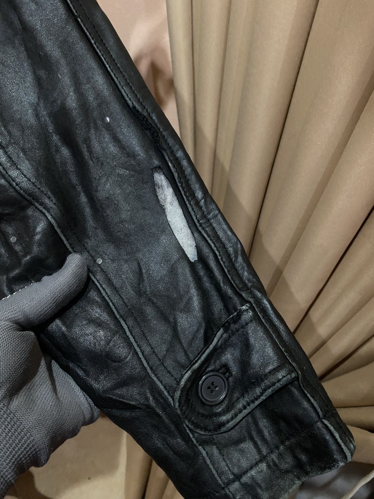 Other Vintage Korean-Made Black Leather Field Jacket – Lambskin Size US M / EU 48-50 / 2 - 10 Thumbnail