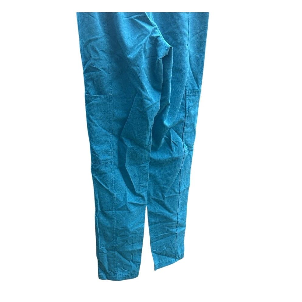 Other Jaanuu Women's Teal Blue Scrub Set Top XS Bottoms XXS Size XS / US 0-2 / IT 36-38 - 13 Thumbnail