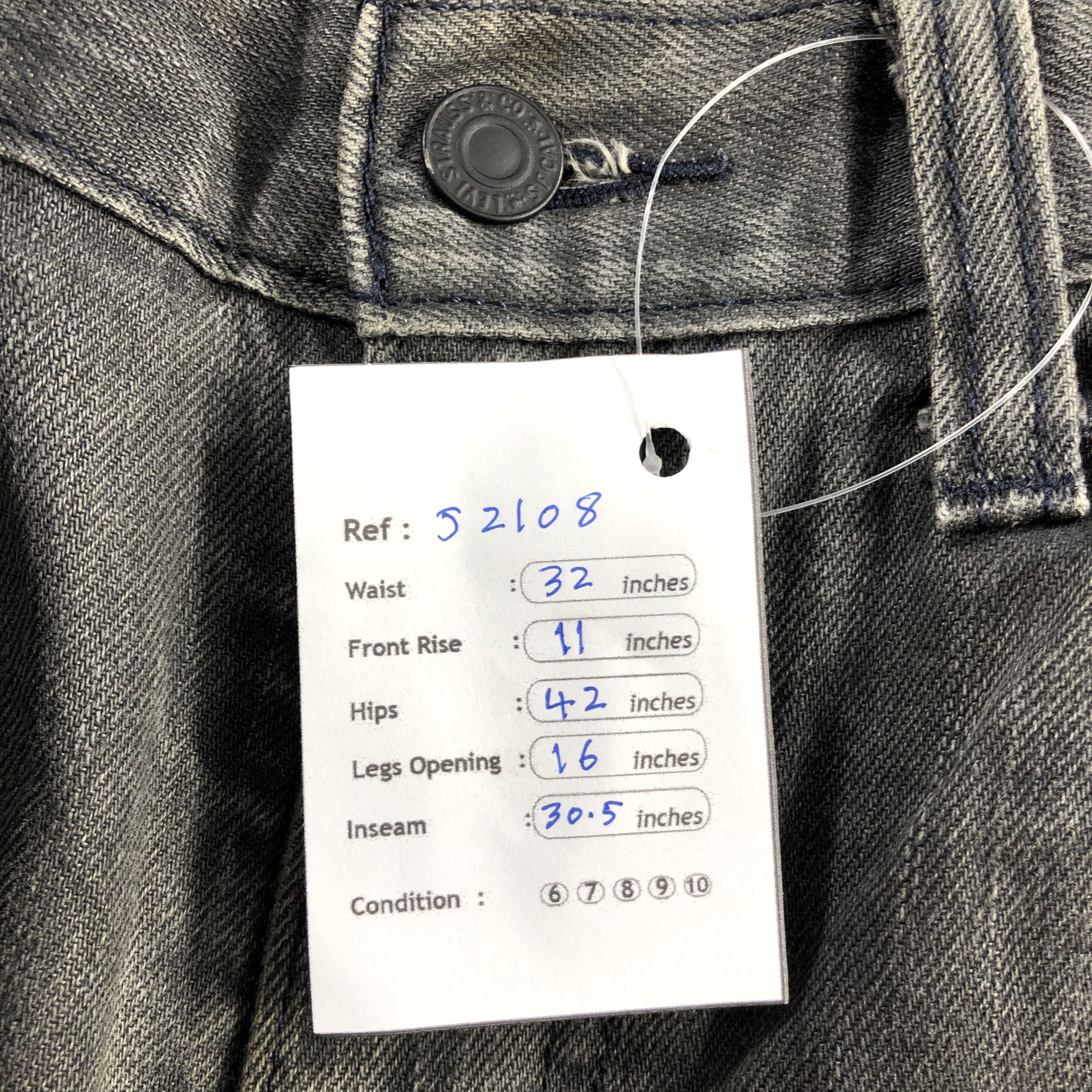 Levi's Vintage Levis 513 Earth Tone Jeans-J2108 Size US 32 / EU 48 - 11 Thumbnail